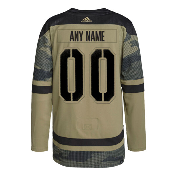 Vancouver Canucks adidas Logo Military Appreciation Team Authentic Custom Practice Jersey - Camo