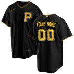 Pittsburgh Pirates  Alternate Replica Custom Jersey - Black
