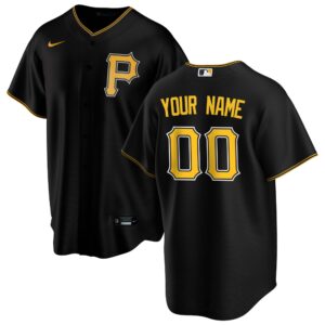 Pittsburgh Pirates  Alternate Replica Custom Jersey - Black