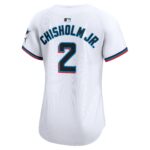 Jazz Chisholm Jr. Miami Marlins  Women's Home Limited Player Jersey - White