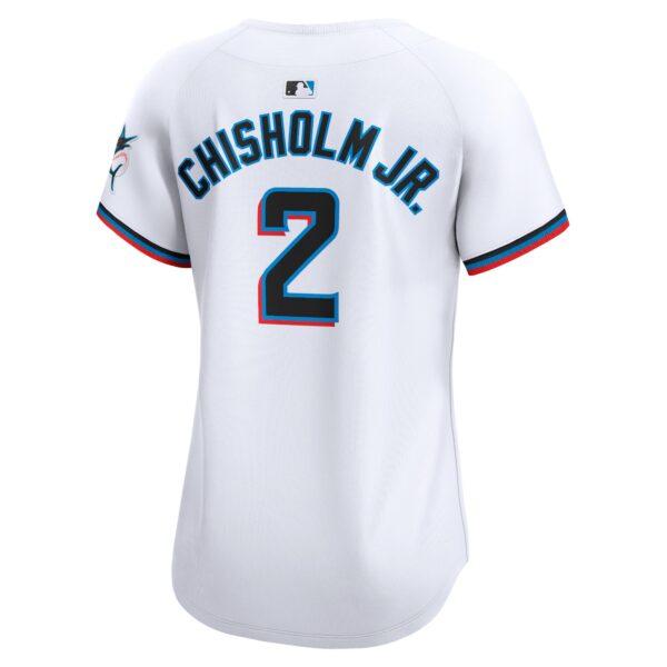 Jazz Chisholm Jr. Miami Marlins  Women's Home Limited Player Jersey - White
