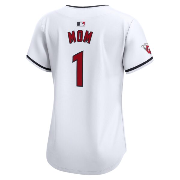 Cleveland Guardians  Women's #1 Mom Home Limited Jersey - White