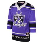 Los Angeles Kings Mitchell & Ness Youth 2002 Blue Line Player Jersey - Purple
