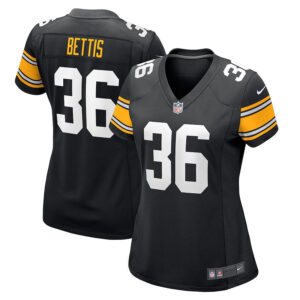 Jerome Bettis 36 Pittsburgh Steelers Women Retired Jersey - Black