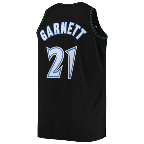 Kevin Garnett Minnesota Timberwolves Mitchell & Ness 1997/98 Big & Tall Hardwood Classics Swingman Jersey - Black