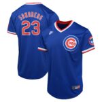 Ryne Sandberg Chicago Cubs  Youth Cooperstown Collection Limited Player Jersey - Blue