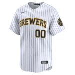 Milwaukee Brewers   Alternate Limited Custom Jerseyu00c2u00a0u00e2u20acu201c White