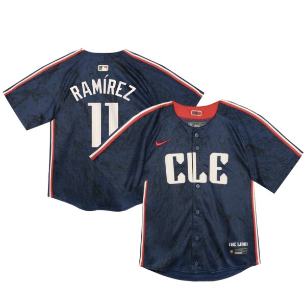 Jose Ramirez Cleveland Guardians  Toddler 2024 City Connect Limited Jersey - Navy