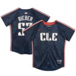 Shane Bieber Cleveland Guardians  Preschool 2024 City Connect Limited Jersey - Navy
