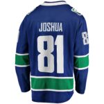 Dakota Joshua Vancouver Canucks Fanatics Home Premier Breakaway Player Jersey - Blue