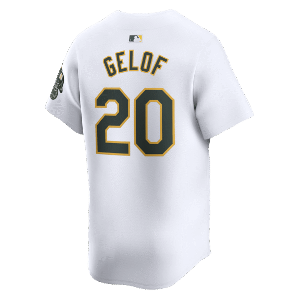 Zack Gelof Oakland Athletics  Youth Home Limited Player Jersey - White