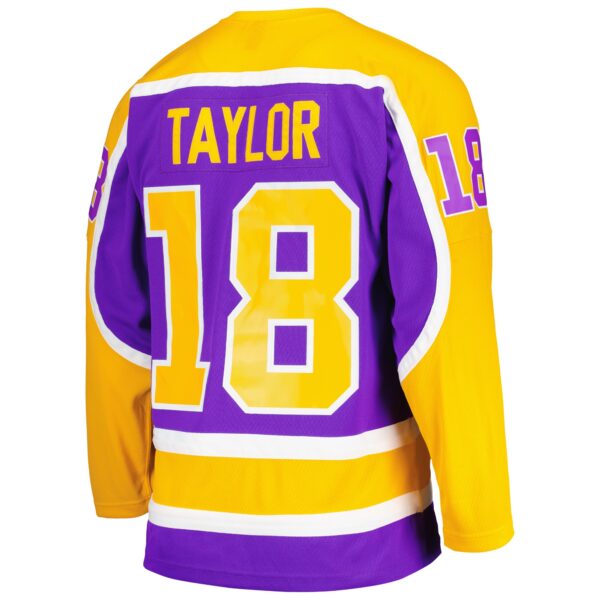 Dave Taylor Los Angeles Kings Mitchell & Ness  1980/81 Blue Line Player Jersey - Purple