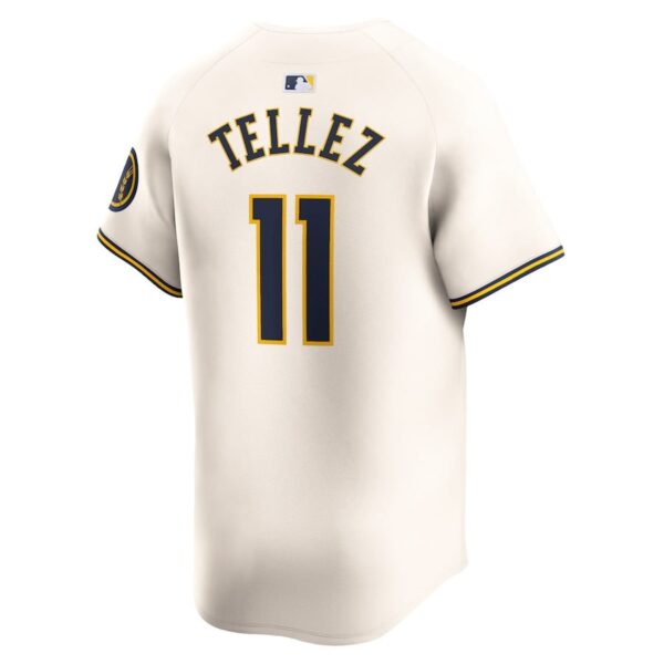 Rowdy Tellez 11 Milwaukee Brewers Home Limited Player Men Jersey - Cream