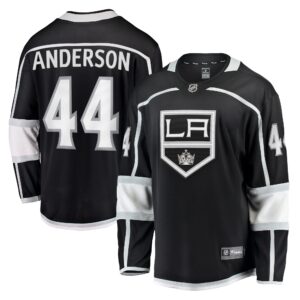 Mikey Anderson Los Angeles Kings Fanatics Home Breakaway Player Jersey - Black