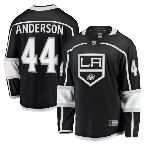 Mikey Anderson Los Angeles Kings Fanatics Home Breakaway Player Jersey - Black