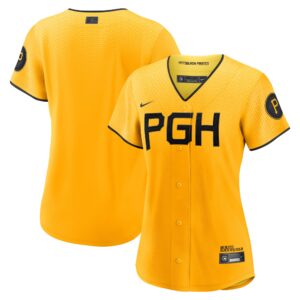 Pittsburgh Pirates  Women's City Connect Replica Jersey - Gold