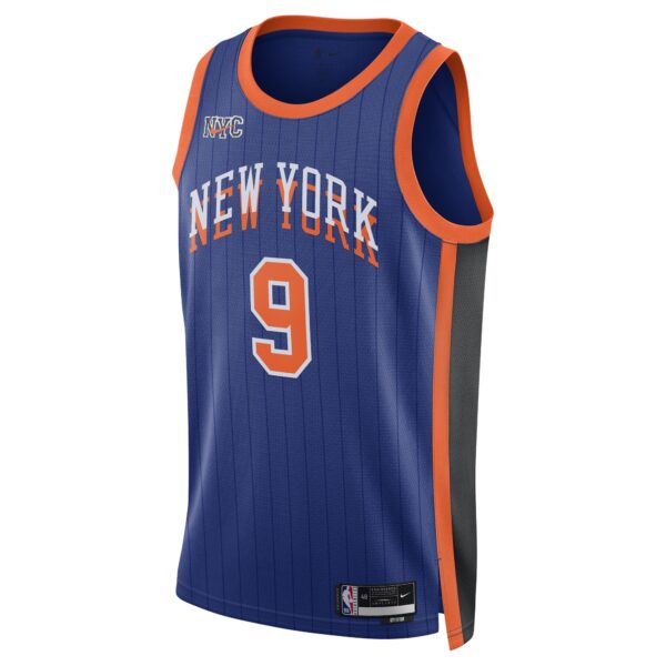 RJ Barrett New York Knicks  Unisex 2023/24 Swingman Jersey - Blue - City Edition