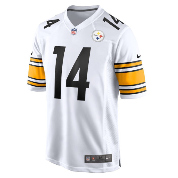 George Pickens 14 Pittsburgh Steelers Men Game Jersey - White