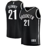 Noah Clowney Brooklyn Nets Fanatics  Fast Break Replica Jersey - Icon Edition - Black