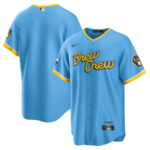 Milwaukee Brewers City Connect Team Men Jersey - Powder Blue