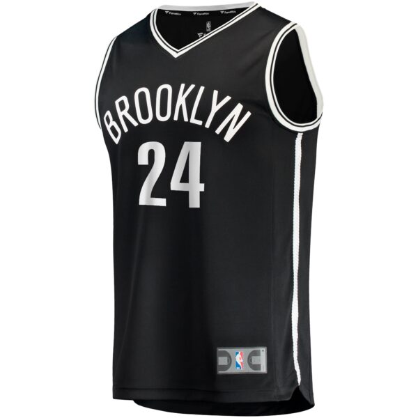Cam Thomas Brooklyn Nets Fanatics Big & Tall Fast Break Player Jersey - Black - Icon Edition