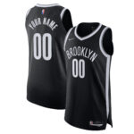 Brooklyn Nets  2021/22 Diamond Authentic Custom Jersey - Icon Edition - Black