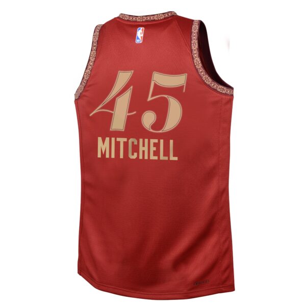 Donovan Mitchell Cleveland Cavaliers  Youth  Swingman Replica Jersey - City Edition - Wine
