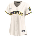 Milwaukee Brewers 2024 Jackie Robinson Day Home Limited Women Jersey - Cream