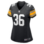 Jerome Bettis 36 Pittsburgh Steelers Women Retired Jersey - Black