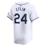 Zach Eflin 24 Tampa Bay Rays Home Limited Player Men Jersey - White