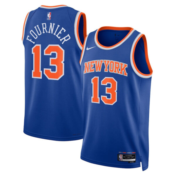 Evan Fournier 13 New York Knicks Unisex Swingman Jersey - Icon Edition - Blue