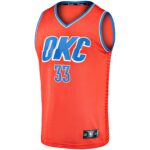 Gordon Hayward Oklahoma City Thunder Fanatics Fast Break Replica Player Jersey - Statement Edition - Orange