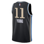 Trae Young 11 Atlanta Hawks 2023/24 City Edition Swingman Jersey - Black