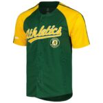 Oakland Athletics Stitches Team Raglan Jersey - Green