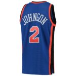 Larry Johnson New York Knicks Mitchell & Ness 1998/99 Hardwood Classics Swingman Jersey - Blue