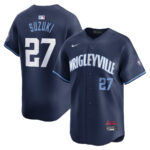 Seiya Suzuki 27 Chicago Cubs City Connect Limited Men Jersey - Navy