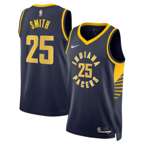 Jalen Smith 25 Indiana Pacers Unisex Swingman Jersey - Icon Edition - Navy