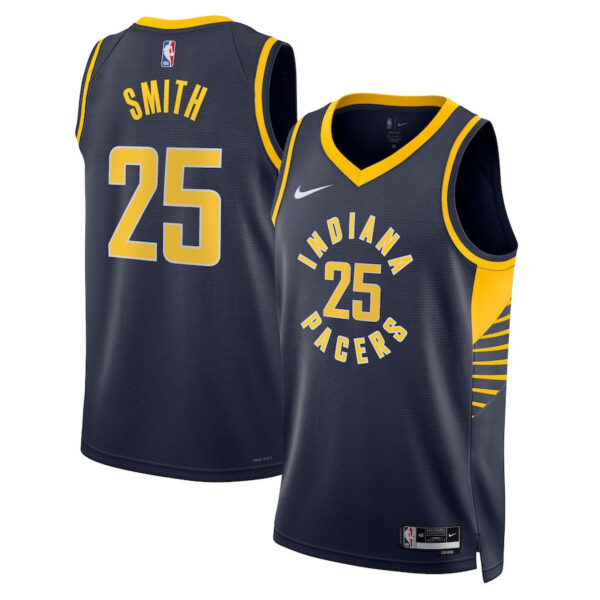 Jalen Smith 25 Indiana Pacers Unisex Swingman Jersey - Icon Edition - Navy