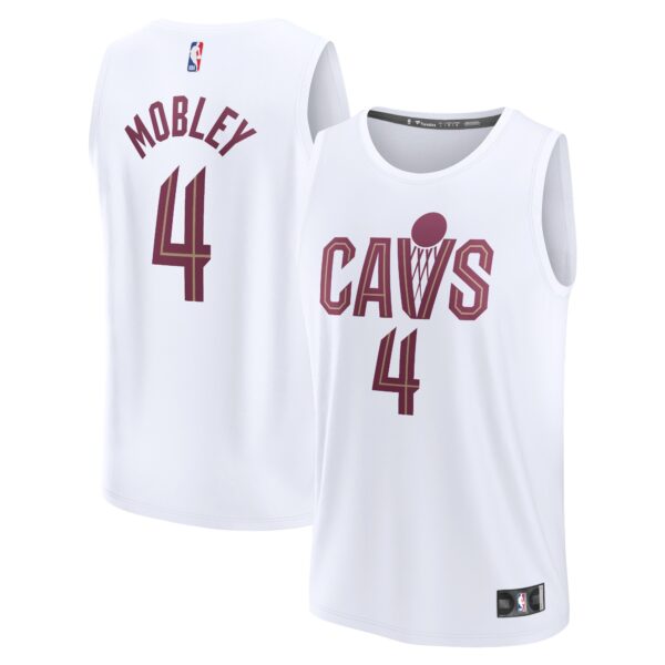 Evan Mobley Cleveland Cavaliers Fanatics Fast Break Replica Jersey - Association Edition - White