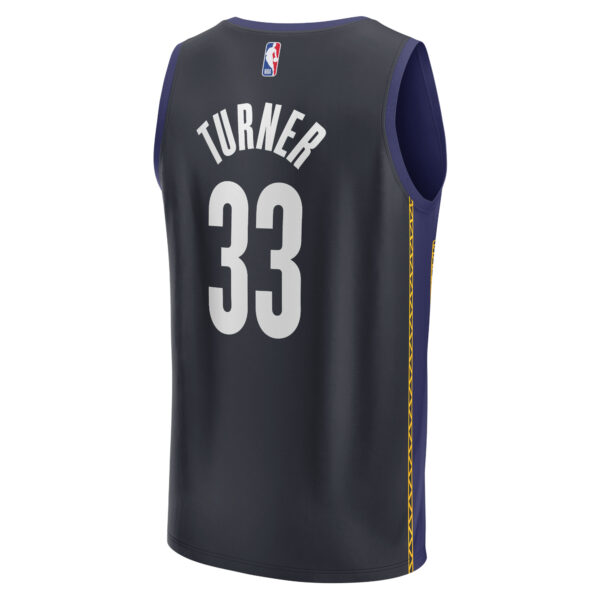 Myles Turner Indiana Pacers Fanatics Fastbreak Jersey - City Edition - Blue