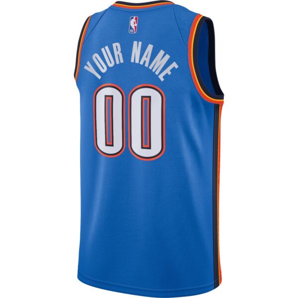 Oklahoma City Thunder  Custom Swingman Jersey - Icon Edition - Blue