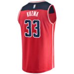 Kyle Kuzma Washington Wizards Fanatics Fast Break Replica Jersey - Icon Edition - Red