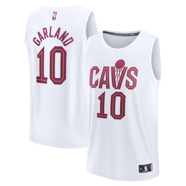Darius Garland Cleveland Cavaliers Fanatics Youth Fast Break Replica Player Jersey - Association Edition - White