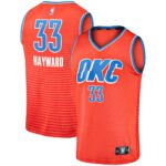 Gordon Hayward Oklahoma City Thunder Fanatics Fast Break Replica Player Jersey - Statement Edition - Orange