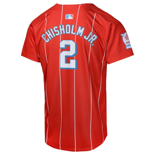 Jazz Chisholm Jr. 2 Miami Marlins City Connect Limited YOUTH Jersey - Red