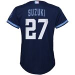Seiya Suzuki Chicago Cubs  Preschool City Connect Script Replica Player Jersey - Navy