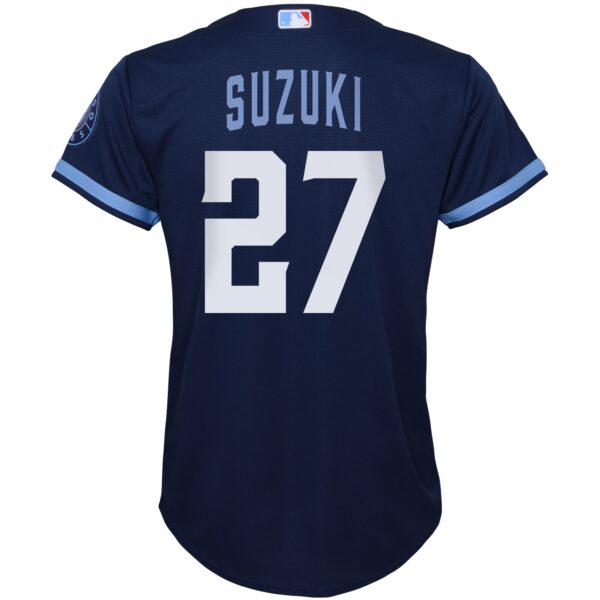 Seiya Suzuki Chicago Cubs  Preschool City Connect Script Replica Player Jersey - Navy