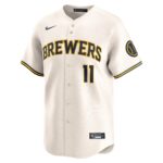 Jackson Chourio Milwaukee Brewers  Home Limited Player Jersey - Cream