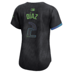 Yandy Diaz 2 Tampa Bay Rays 2024 City Connect Limited Women Jersey - Charcoal