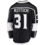 David Rittich Los Angeles Kings Fanatics Home Premier Breakaway Player Jersey - Black
